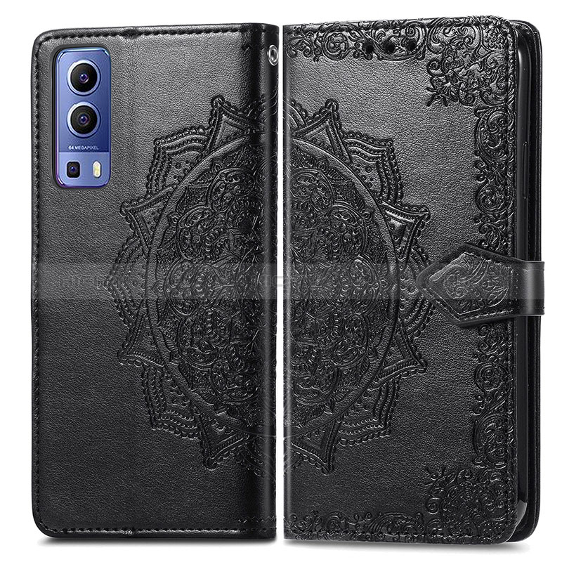 Funda de Cuero Cartera con Soporte Patron de Moda Carcasa para Vivo Y72 5G