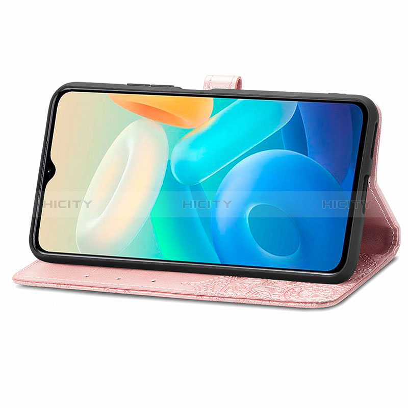 Funda de Cuero Cartera con Soporte Patron de Moda Carcasa para Vivo Y77 5G