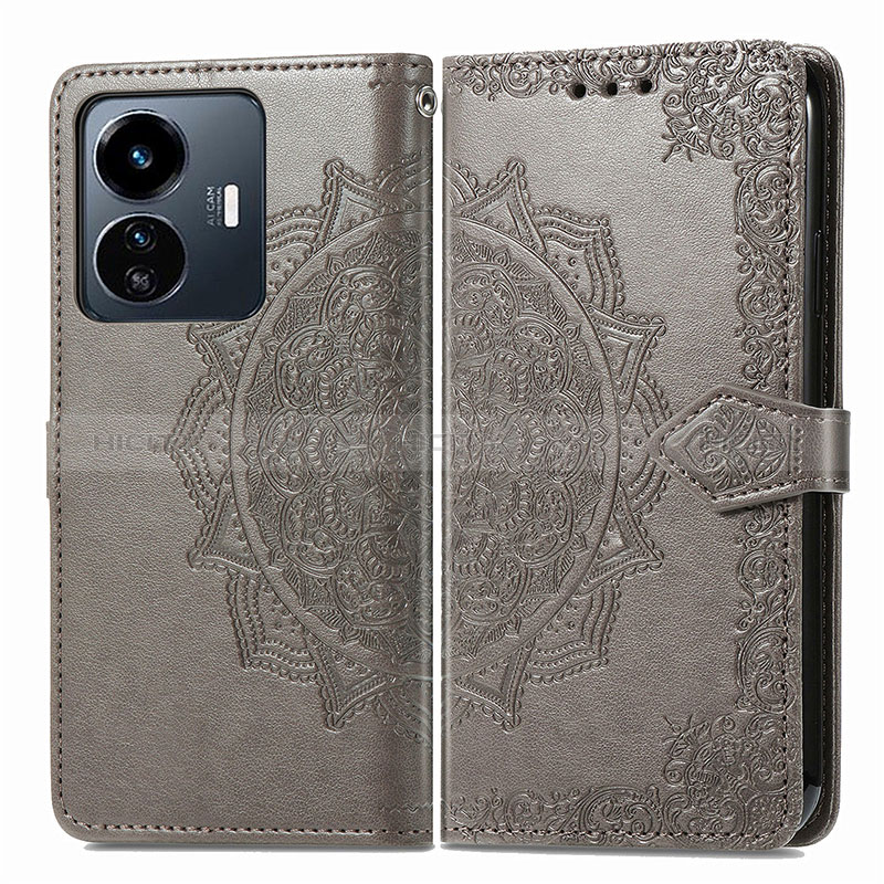 Funda de Cuero Cartera con Soporte Patron de Moda Carcasa para Vivo Y77 5G