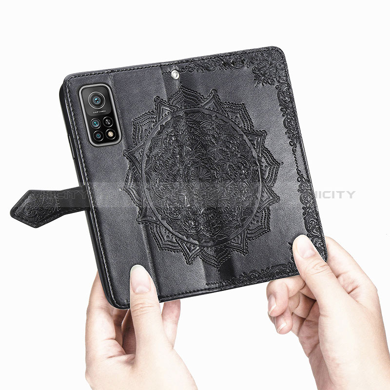 Funda de Cuero Cartera con Soporte Patron de Moda Carcasa para Xiaomi Mi 10T 5G