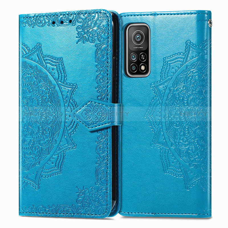 Funda de Cuero Cartera con Soporte Patron de Moda Carcasa para Xiaomi Mi 10T 5G