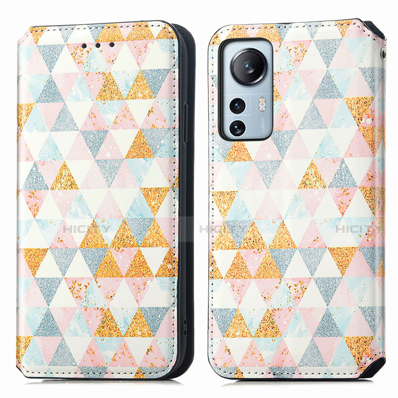 Funda de Cuero Cartera con Soporte Patron de Moda Carcasa para Xiaomi Mi 12 5G