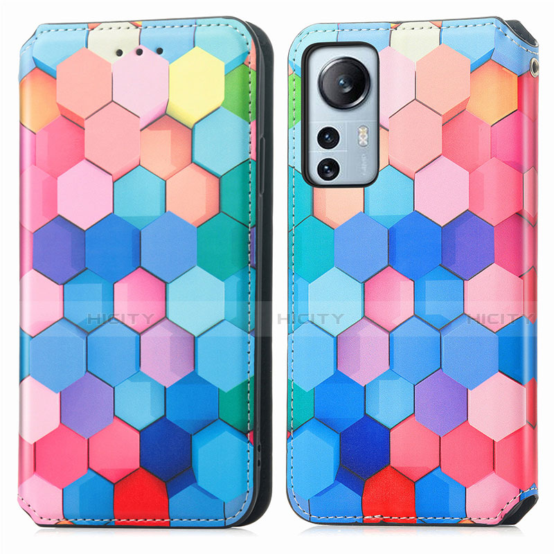 Funda de Cuero Cartera con Soporte Patron de Moda Carcasa para Xiaomi Mi 12 5G