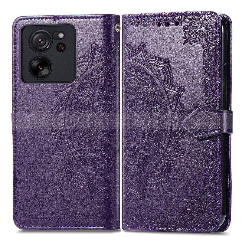 Funda de Cuero Cartera con Soporte Patron de Moda Carcasa para Xiaomi Mi 13T Pro 5G