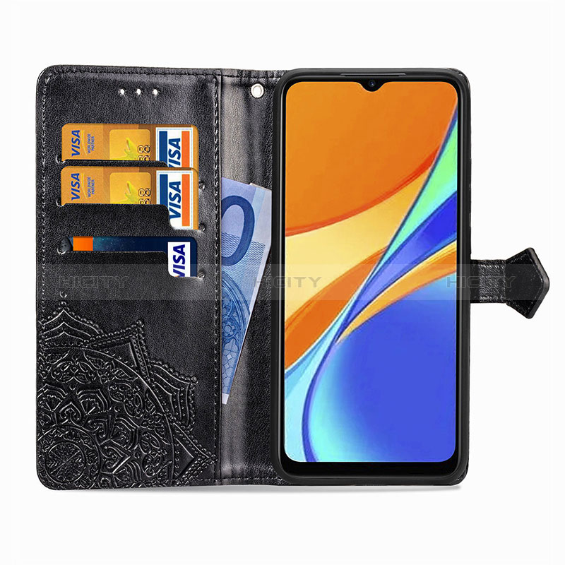 Funda de Cuero Cartera con Soporte Patron de Moda Carcasa para Xiaomi POCO C3