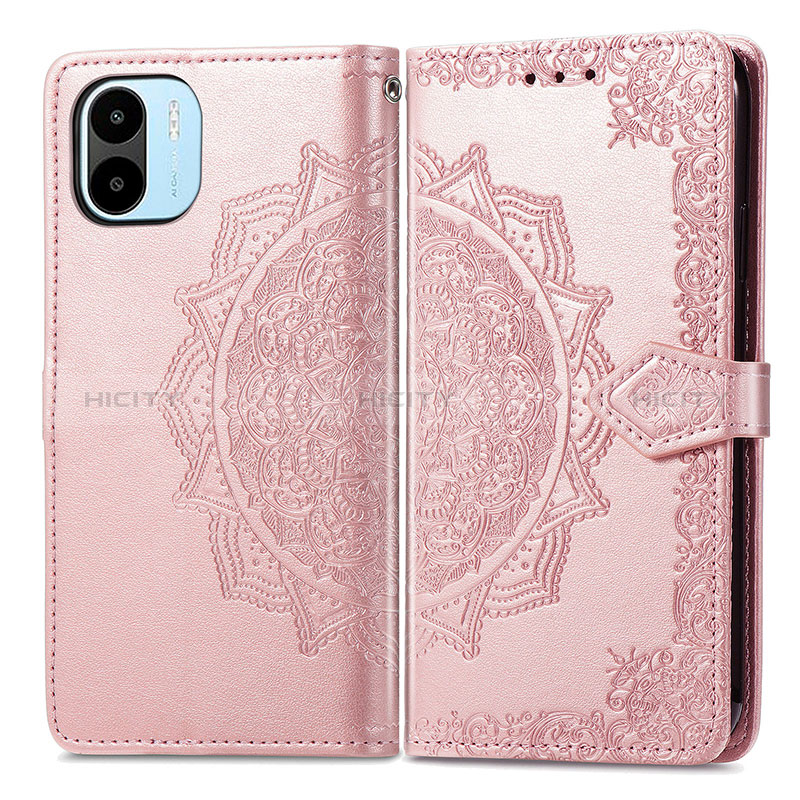 Funda de Cuero Cartera con Soporte Patron de Moda Carcasa para Xiaomi Poco C50