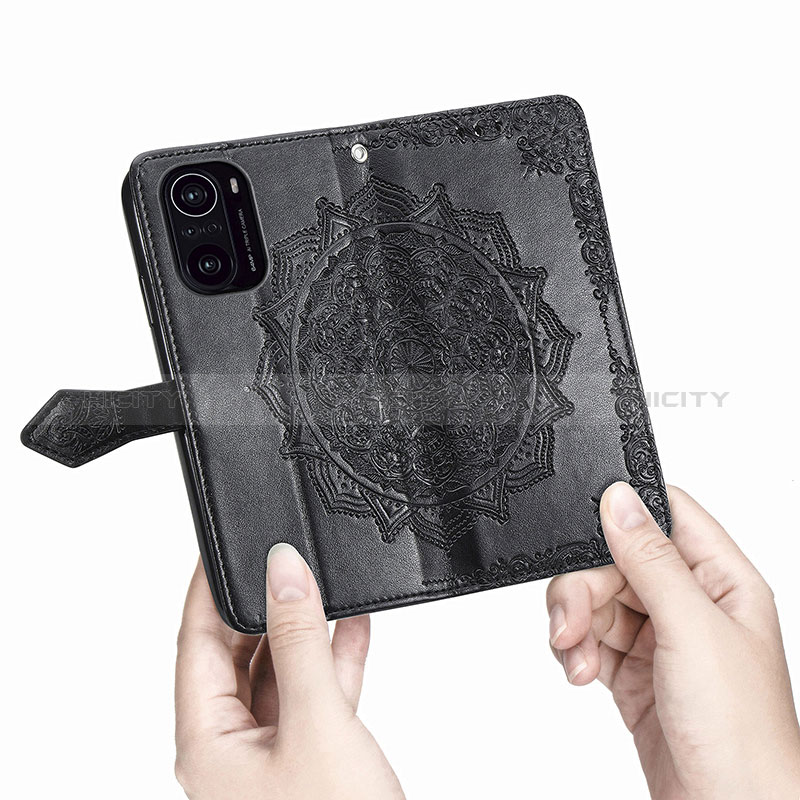 Funda de Cuero Cartera con Soporte Patron de Moda Carcasa para Xiaomi Poco F3 5G