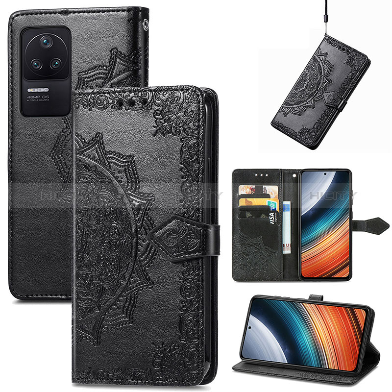 Funda de Cuero Cartera con Soporte Patron de Moda Carcasa para Xiaomi Poco F4 5G