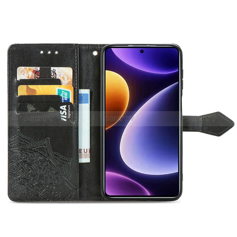 Funda de Cuero Cartera con Soporte Patron de Moda Carcasa para Xiaomi Poco F5 5G