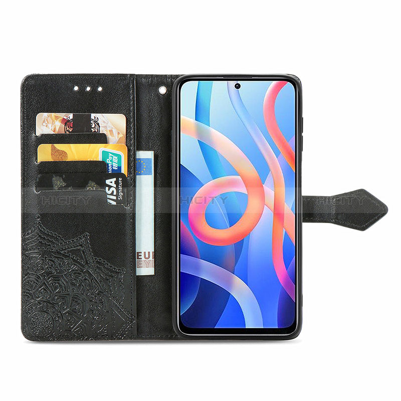 Funda de Cuero Cartera con Soporte Patron de Moda Carcasa para Xiaomi Poco M4 Pro 5G