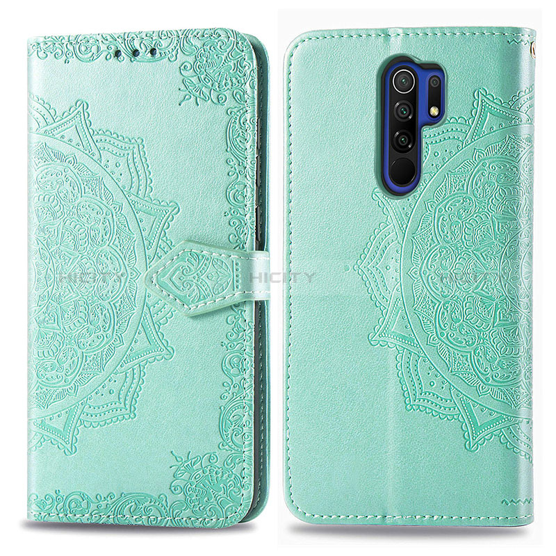 Funda de Cuero Cartera con Soporte Patron de Moda Carcasa para Xiaomi Redmi 9