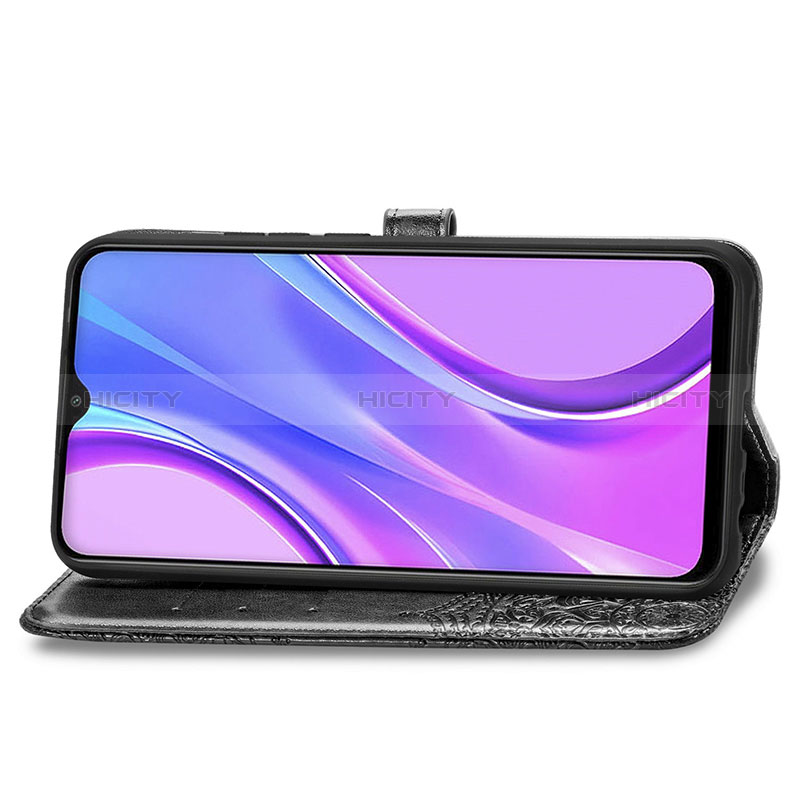 Funda de Cuero Cartera con Soporte Patron de Moda Carcasa para Xiaomi Redmi 9