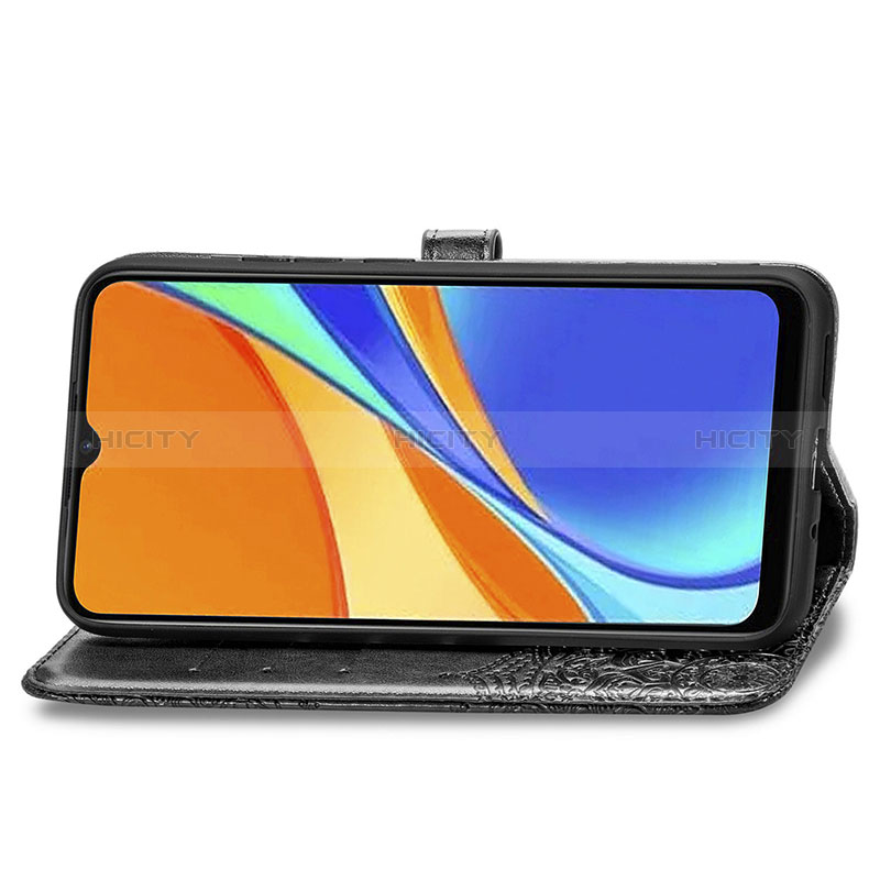 Funda de Cuero Cartera con Soporte Patron de Moda Carcasa para Xiaomi Redmi 9 India