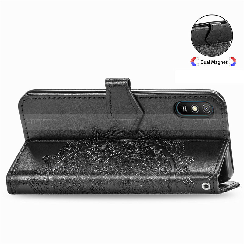 Funda de Cuero Cartera con Soporte Patron de Moda Carcasa para Xiaomi Redmi 9A