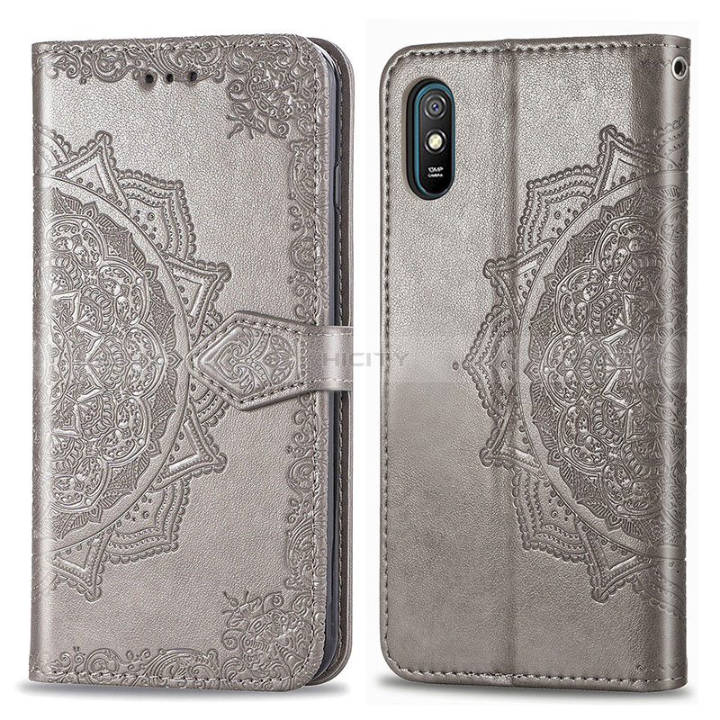 Funda de Cuero Cartera con Soporte Patron de Moda Carcasa para Xiaomi Redmi 9AT