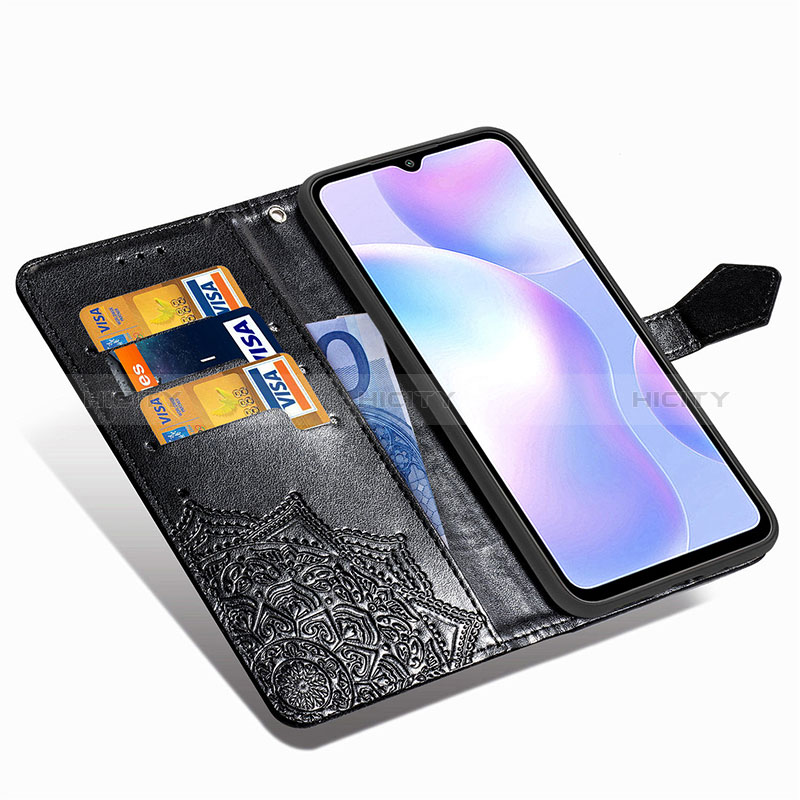 Funda de Cuero Cartera con Soporte Patron de Moda Carcasa para Xiaomi Redmi 9i