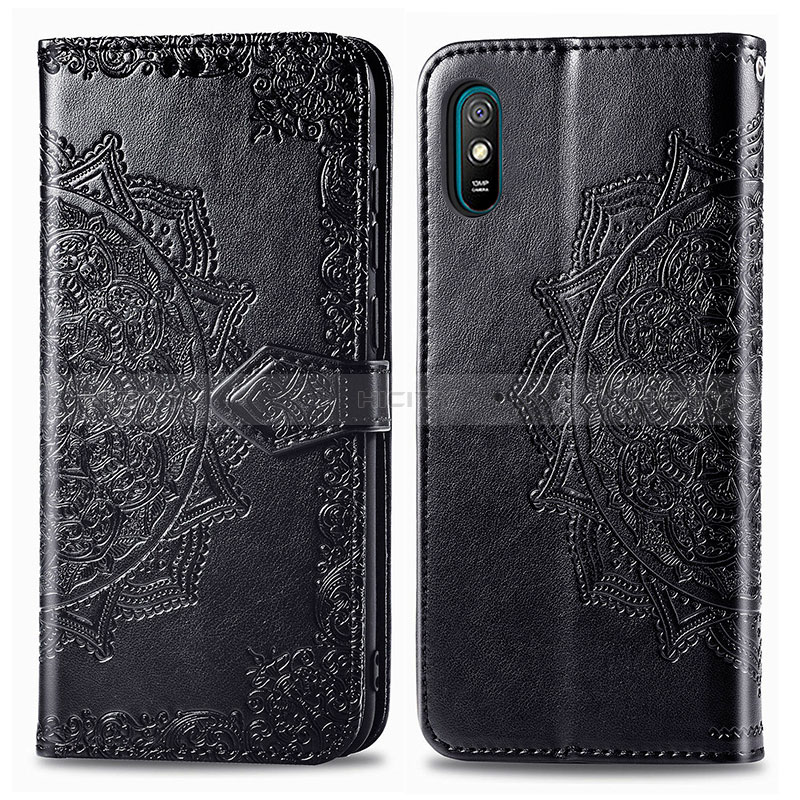 Funda de Cuero Cartera con Soporte Patron de Moda Carcasa para Xiaomi Redmi 9i