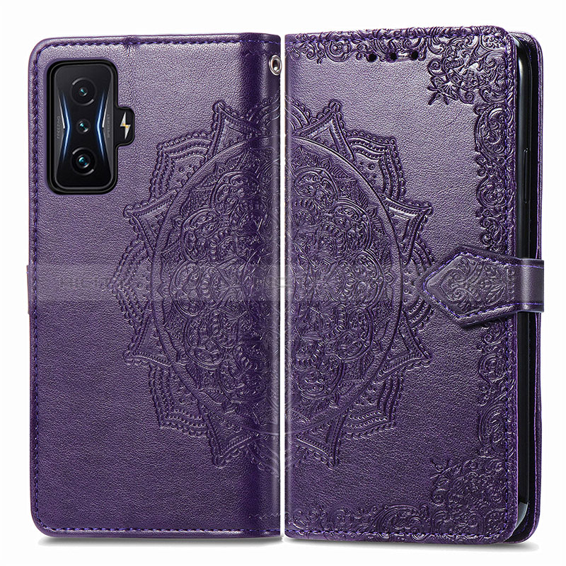 Funda de Cuero Cartera con Soporte Patron de Moda Carcasa para Xiaomi Redmi K50 Gaming 5G