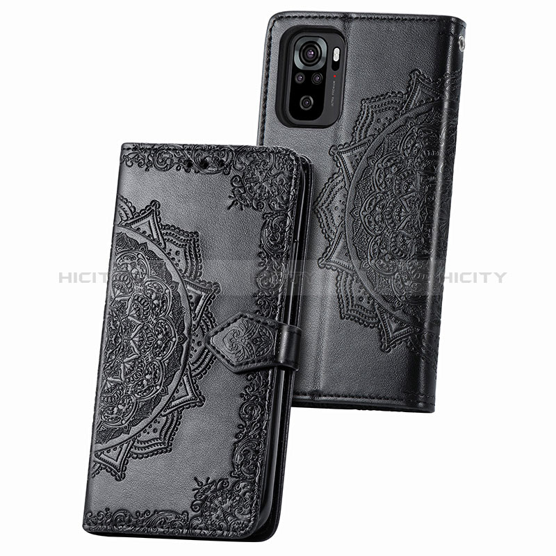 Funda de Cuero Cartera con Soporte Patron de Moda Carcasa para Xiaomi Redmi Note 10 4G