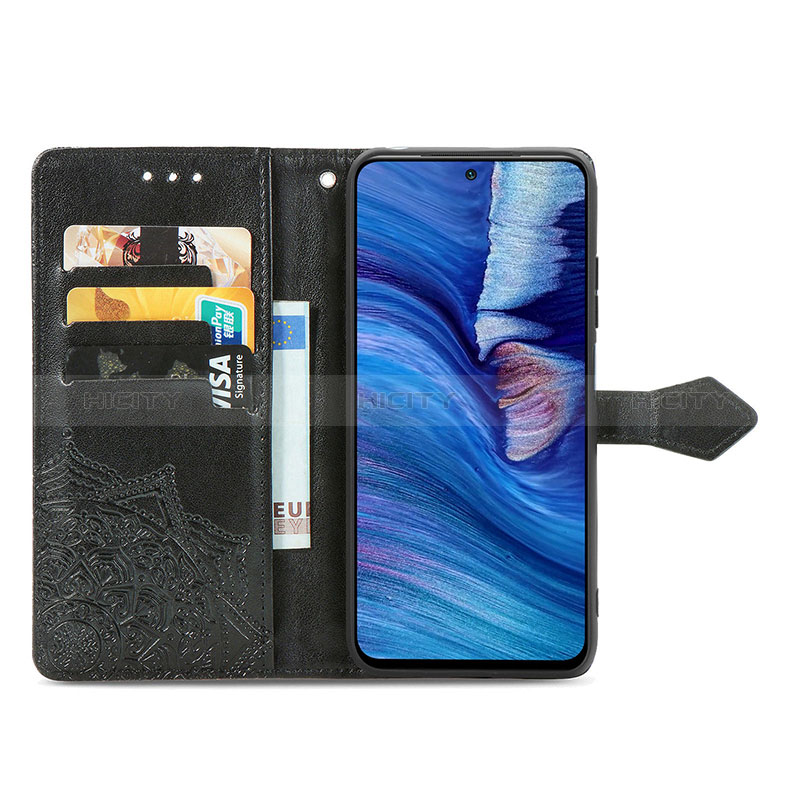 Funda de Cuero Cartera con Soporte Patron de Moda Carcasa para Xiaomi Redmi Note 10 JE 5G