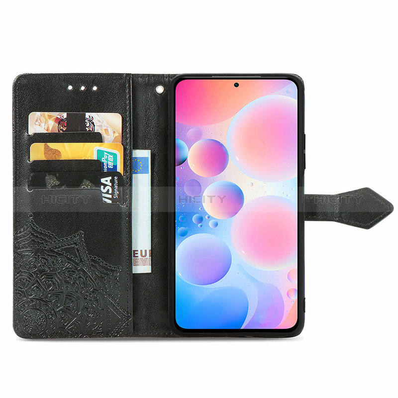 Funda de Cuero Cartera con Soporte Patron de Moda Carcasa para Xiaomi Redmi Note 10 Pro Max