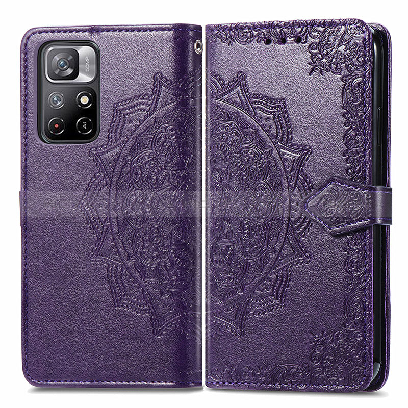 Funda de Cuero Cartera con Soporte Patron de Moda Carcasa para Xiaomi Redmi Note 11T 5G