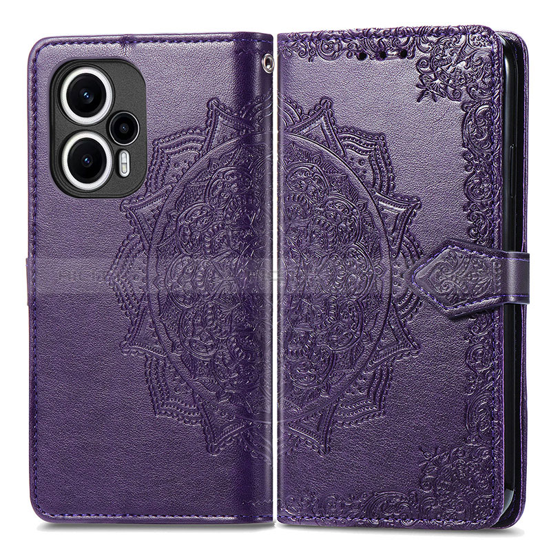 Funda de Cuero Cartera con Soporte Patron de Moda Carcasa para Xiaomi Redmi Note 12 Turbo 5G