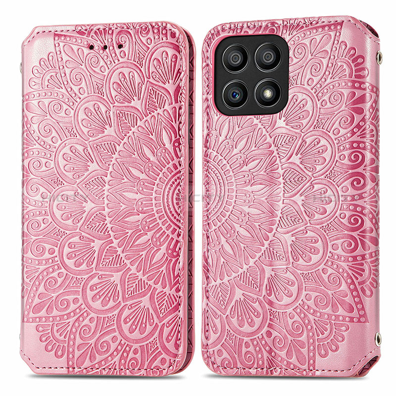 Funda de Cuero Cartera con Soporte Patron de Moda Carcasa S01D para Huawei Honor X30i