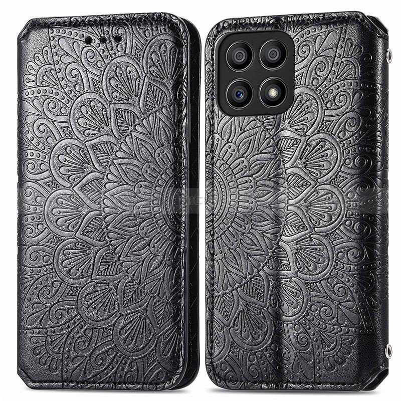 Funda de Cuero Cartera con Soporte Patron de Moda Carcasa S01D para Huawei Honor X30i