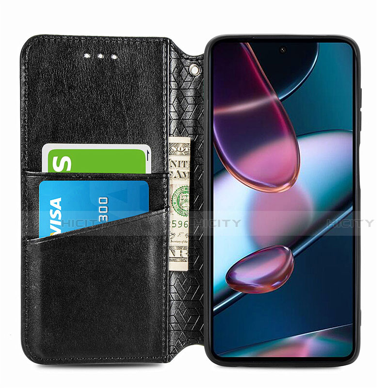 Funda de Cuero Cartera con Soporte Patron de Moda Carcasa S01D para Motorola Moto Edge 30 Pro 5G