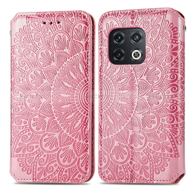 Funda de Cuero Cartera con Soporte Patron de Moda Carcasa S01D para OnePlus 10 Pro 5G