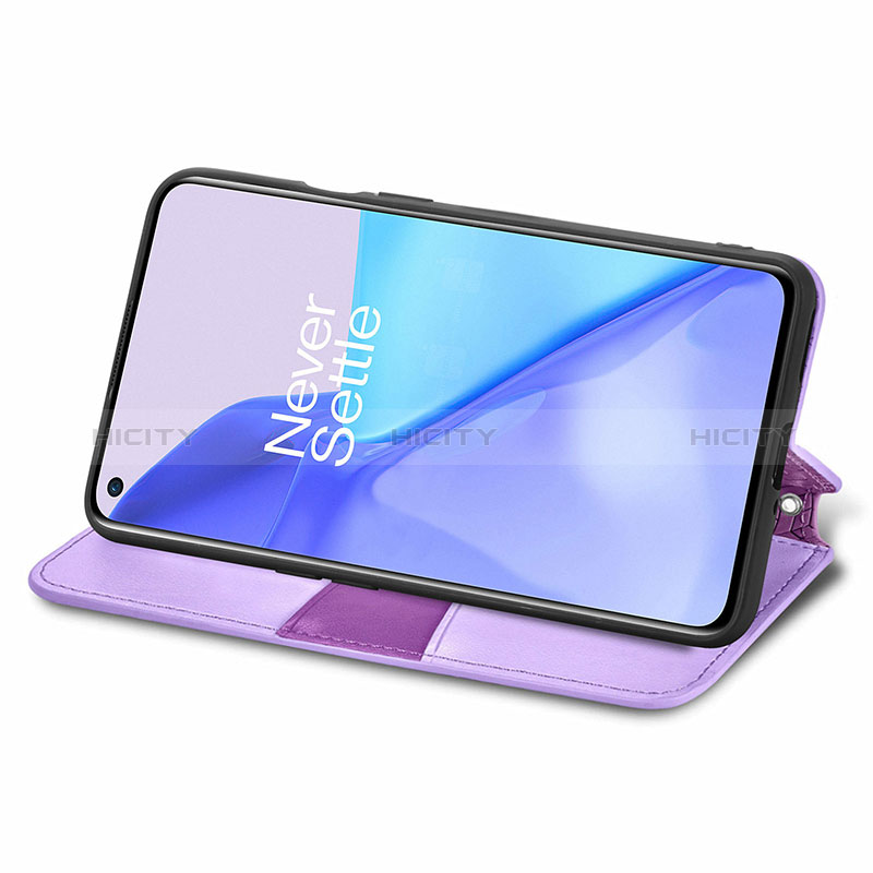 Funda de Cuero Cartera con Soporte Patron de Moda Carcasa S01D para OnePlus 9 5G