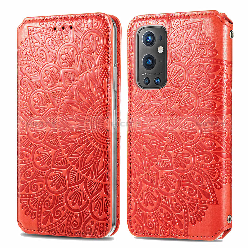 Funda de Cuero Cartera con Soporte Patron de Moda Carcasa S01D para OnePlus 9 Pro 5G