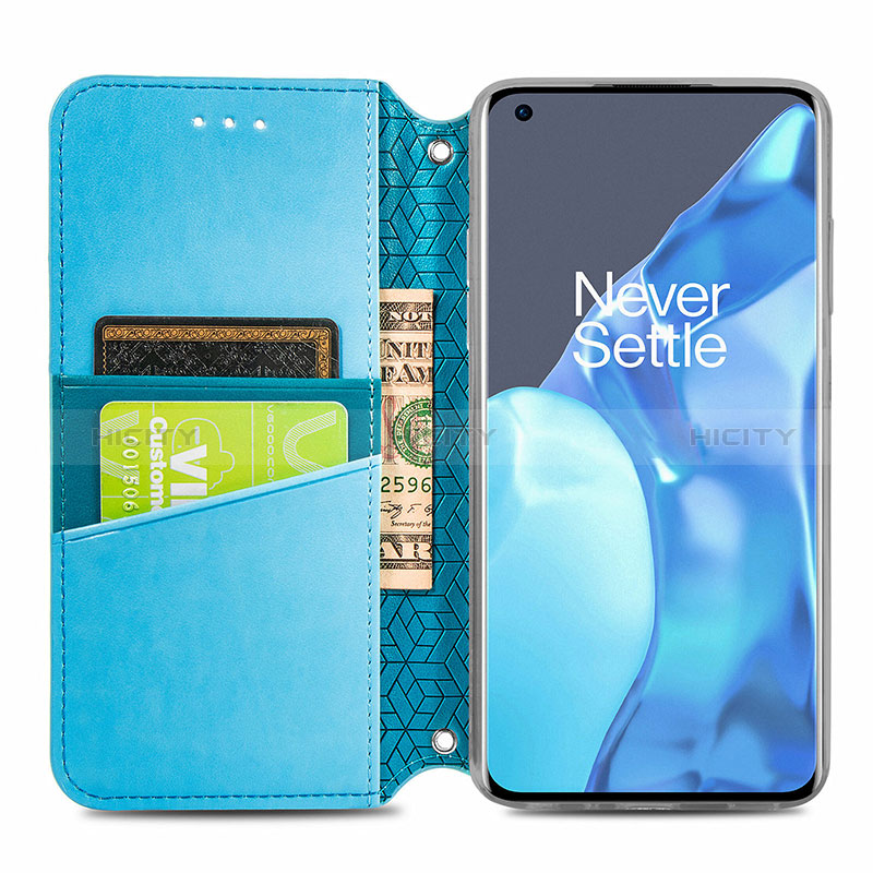 Funda de Cuero Cartera con Soporte Patron de Moda Carcasa S01D para OnePlus 9 Pro 5G