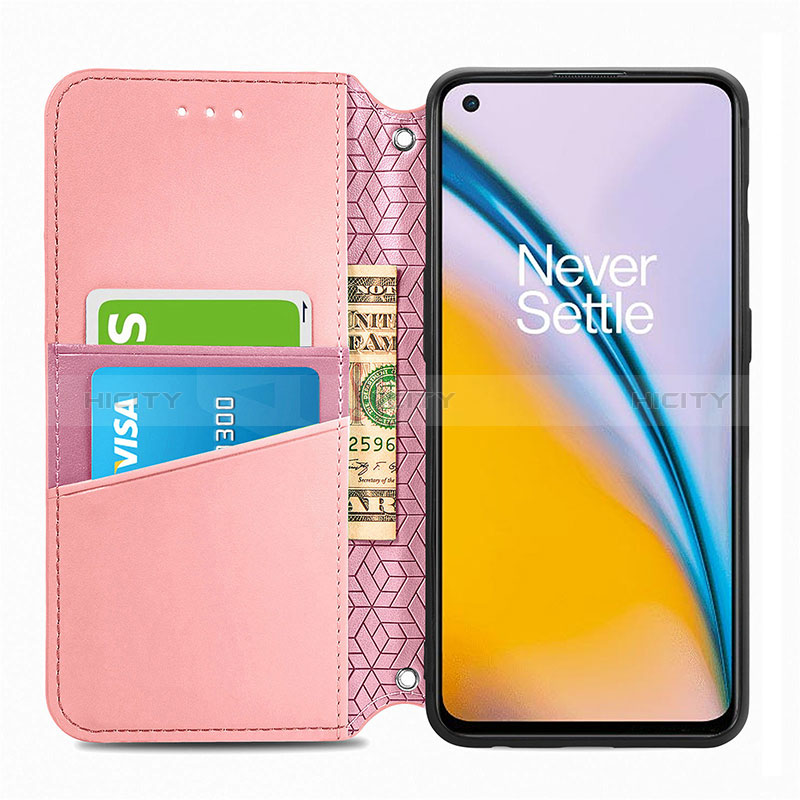 Funda de Cuero Cartera con Soporte Patron de Moda Carcasa S01D para OnePlus Nord 2 5G