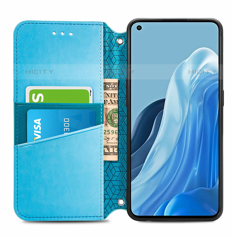 Funda de Cuero Cartera con Soporte Patron de Moda Carcasa S01D para Oppo Reno7 Pro 5G