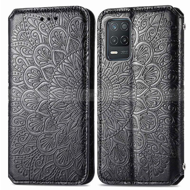 Funda de Cuero Cartera con Soporte Patron de Moda Carcasa S01D para Realme 8 5G