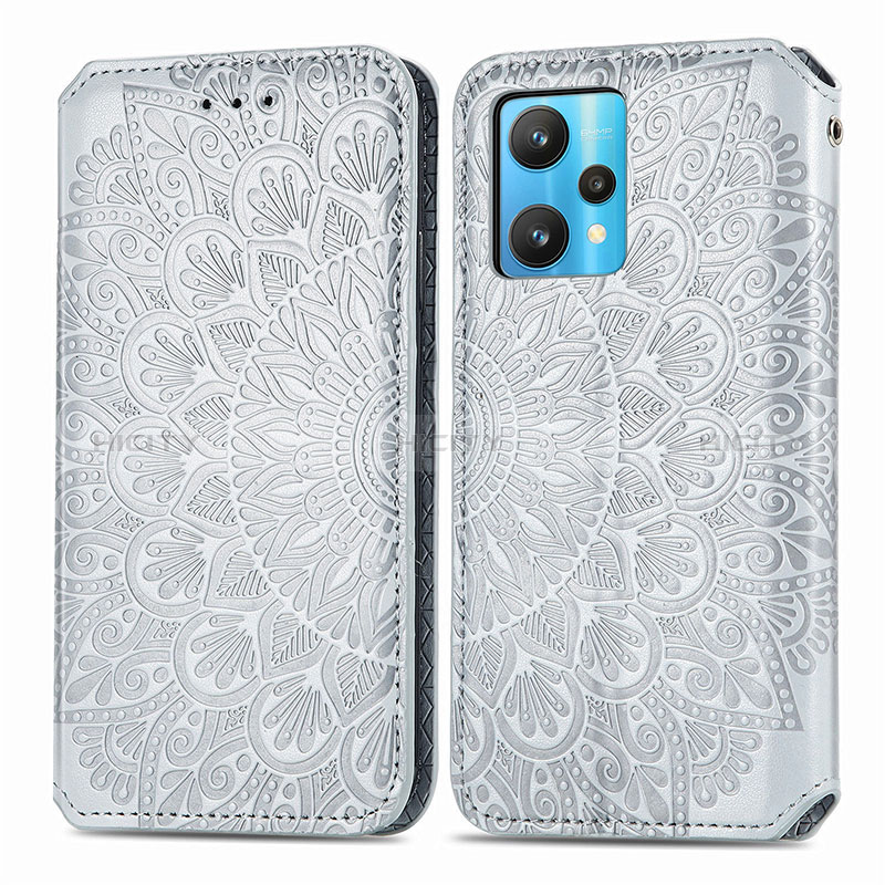 Funda de Cuero Cartera con Soporte Patron de Moda Carcasa S01D para Realme 9 5G