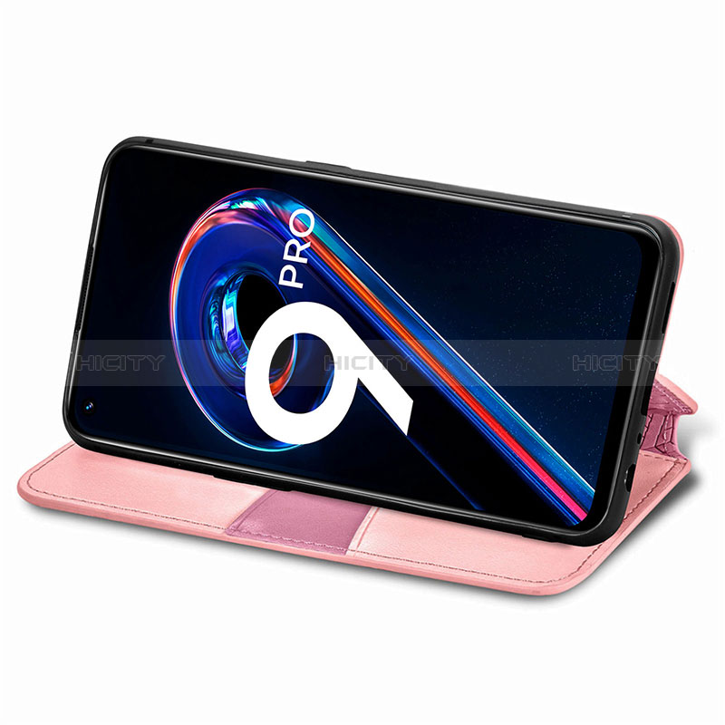 Funda de Cuero Cartera con Soporte Patron de Moda Carcasa S01D para Realme 9 Pro 5G