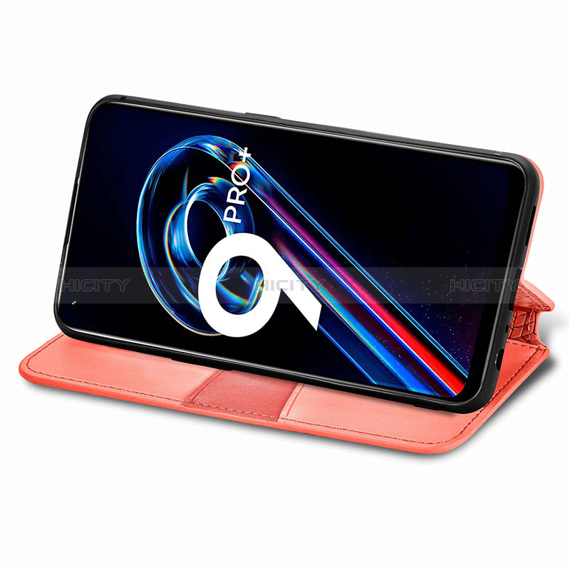 Funda de Cuero Cartera con Soporte Patron de Moda Carcasa S01D para Realme 9 Pro+ Plus 5G