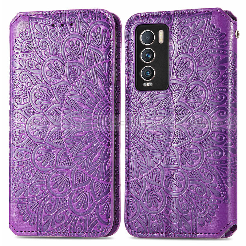 Funda de Cuero Cartera con Soporte Patron de Moda Carcasa S01D para Realme GT Master Explorer 5G