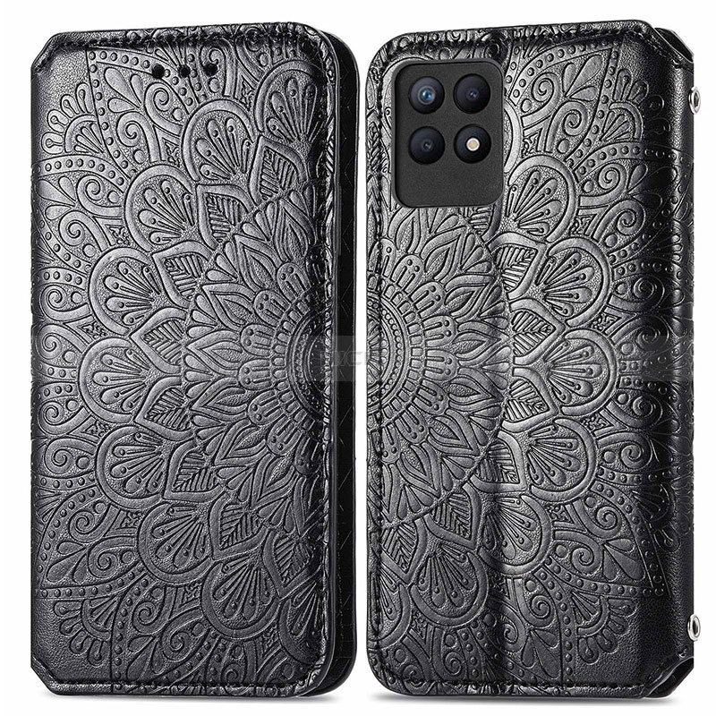 Funda de Cuero Cartera con Soporte Patron de Moda Carcasa S01D para Realme Narzo 50 4G