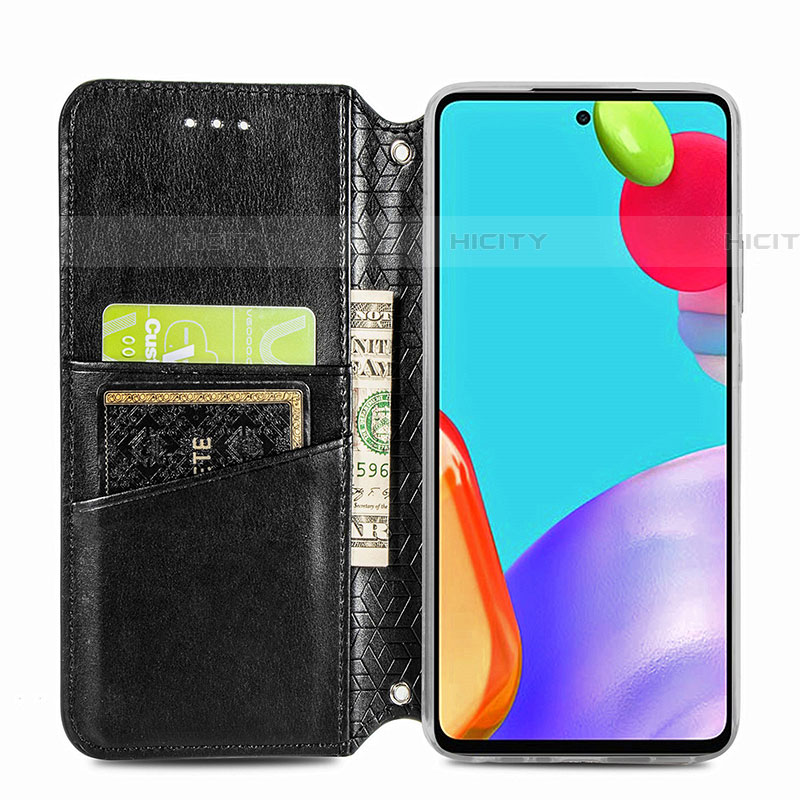 Funda de Cuero Cartera con Soporte Patron de Moda Carcasa S01D para Samsung Galaxy A52 5G