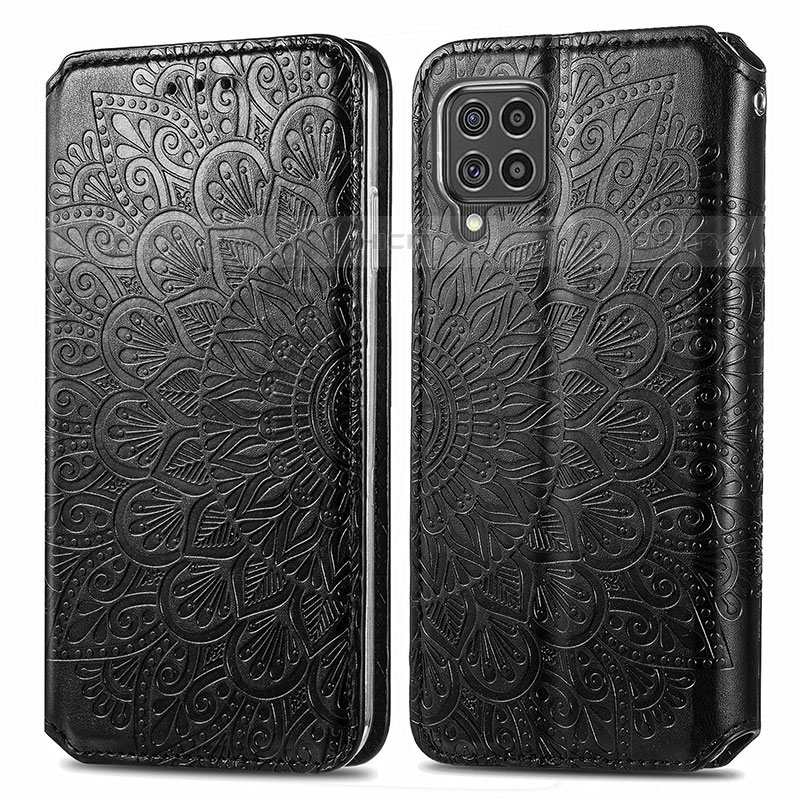 Funda de Cuero Cartera con Soporte Patron de Moda Carcasa S01D para Samsung Galaxy M62 4G