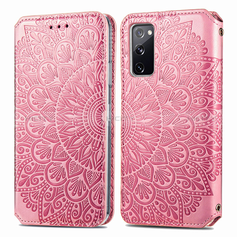 Funda de Cuero Cartera con Soporte Patron de Moda Carcasa S01D para Samsung Galaxy S20 FE 5G