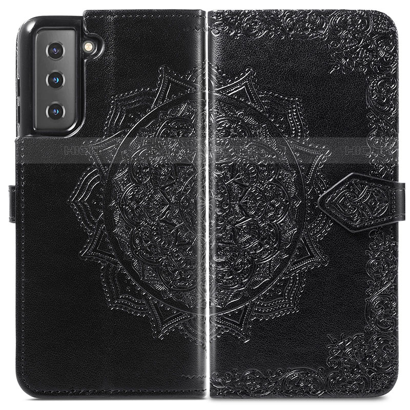 Funda de Cuero Cartera con Soporte Patron de Moda Carcasa S01D para Samsung Galaxy S22 Plus 5G