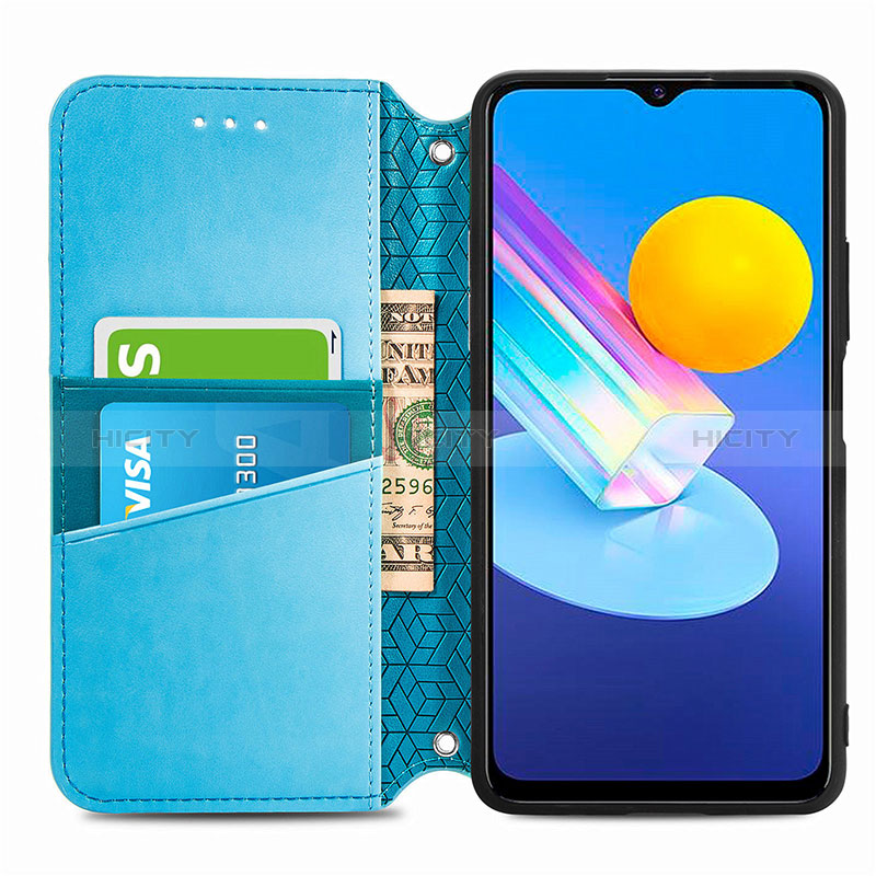 Funda de Cuero Cartera con Soporte Patron de Moda Carcasa S01D para Vivo Y75s 5G