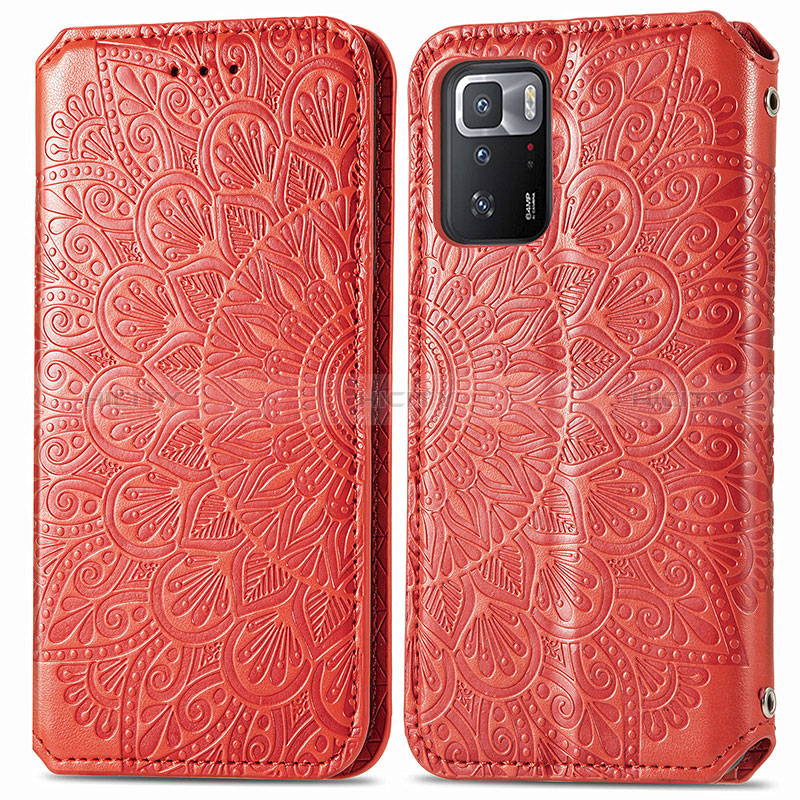 Funda de Cuero Cartera con Soporte Patron de Moda Carcasa S01D para Xiaomi Poco X3 GT 5G