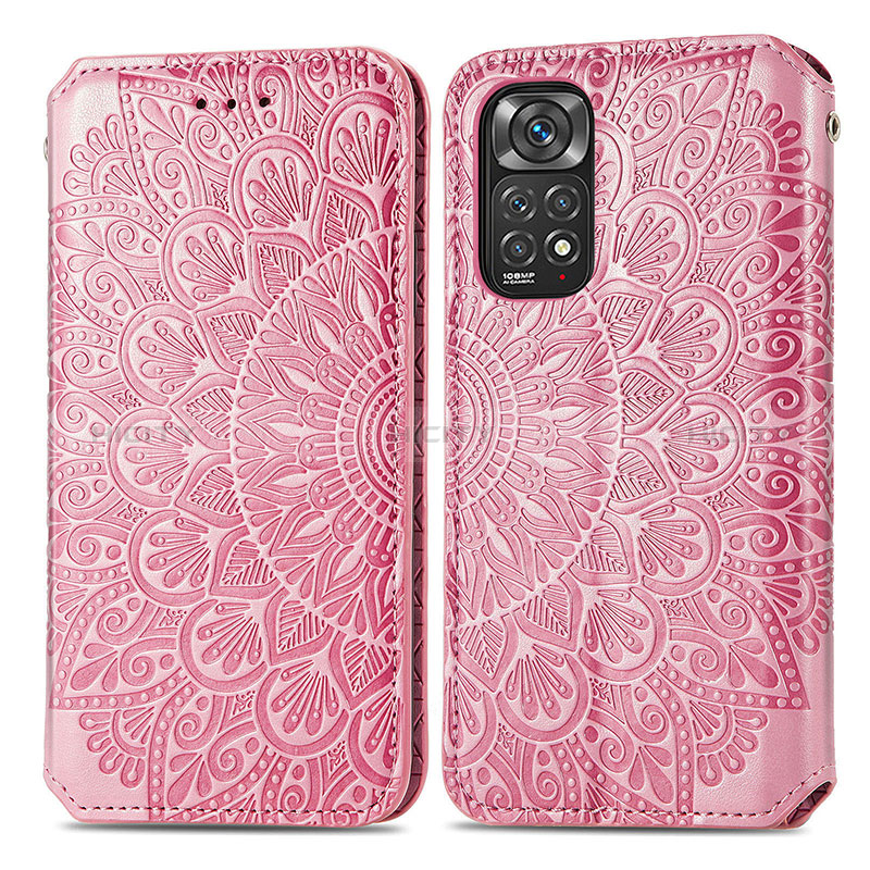 Funda de Cuero Cartera con Soporte Patron de Moda Carcasa S01D para Xiaomi Redmi Note 11S 4G