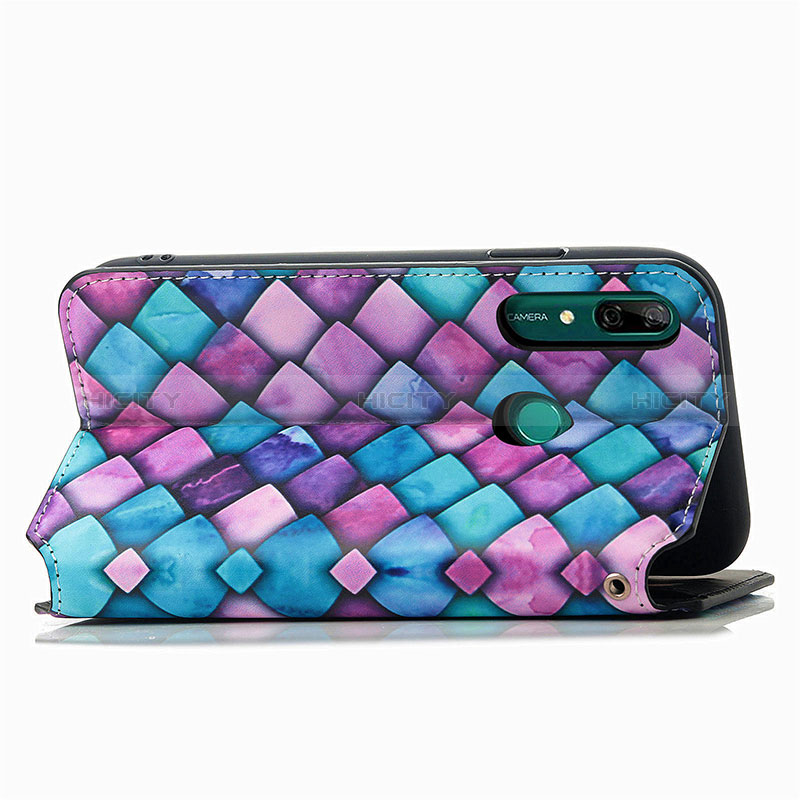 Funda de Cuero Cartera con Soporte Patron de Moda Carcasa S02D para Huawei Honor 9X